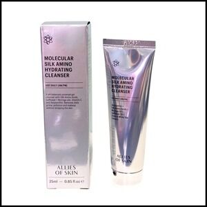 Allies of Skin Molecular Silk Amino Hydrating Cleanser 25ml 0.85 fl oz pH Balanc